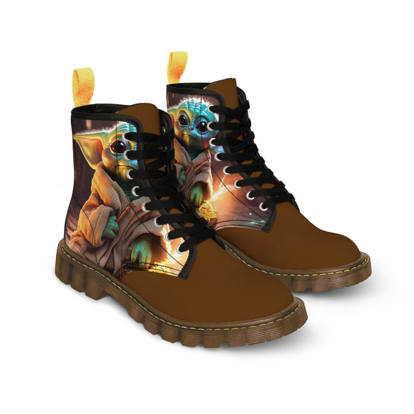 "May the Fourth Be With You" Women's Canvas Boots