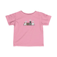 Kamala Walz 2024 Kitten Family Infant Fine Jersey Tee