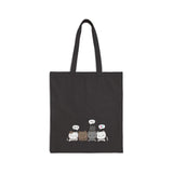 Harris Walz 2024 Kitty Family Cotton Canvas Tote Bag