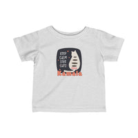 ,LA Kamala Kitty Infant Fine Jersey Tee